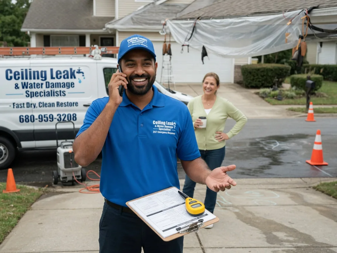 Ceiling Leak Cleanup Buena Vista, NM FAQs
